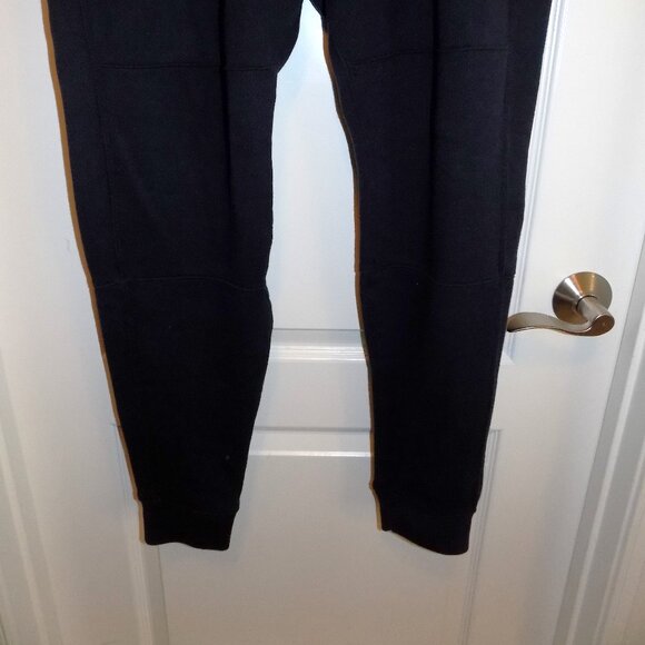 ABERCROMBIE FITCH Soft A&F Sweater Knit Fleece Joggers Mens Large Navy Blue - Picture 4 of 9